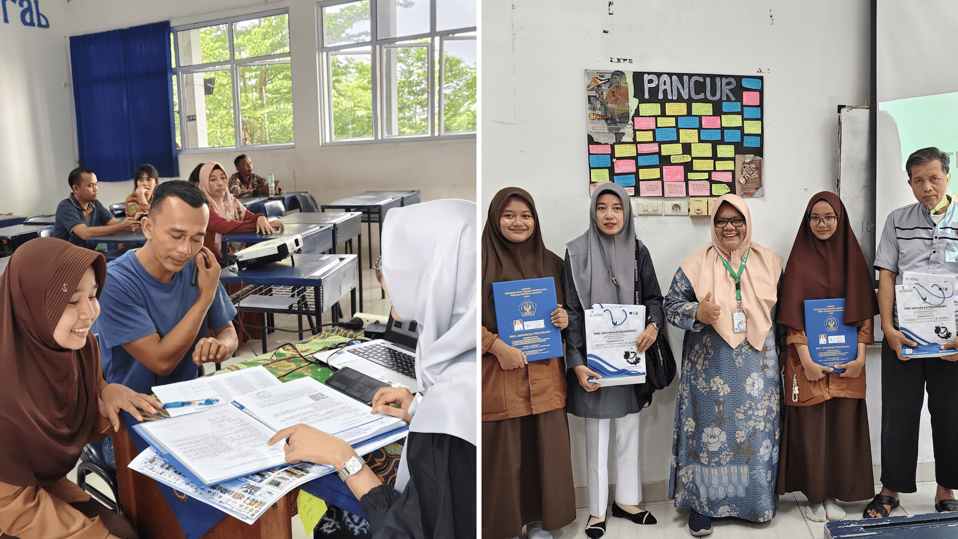 612-kegiatan-pembagian-rapor-semester-ganjil-smk-abdurrab-pekanbaru